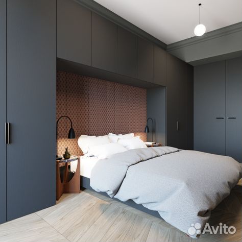 Шкаф над кроватью в спальню