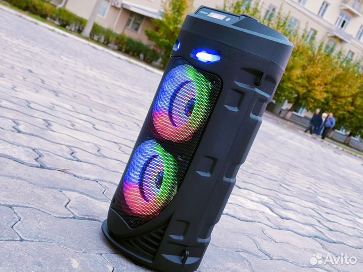 Колонка блютуз с подсветкой