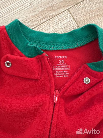 Флисовый слип carters