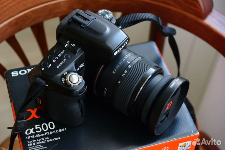 Зеркальный фотоаппарат Sony A500 Made in Japan