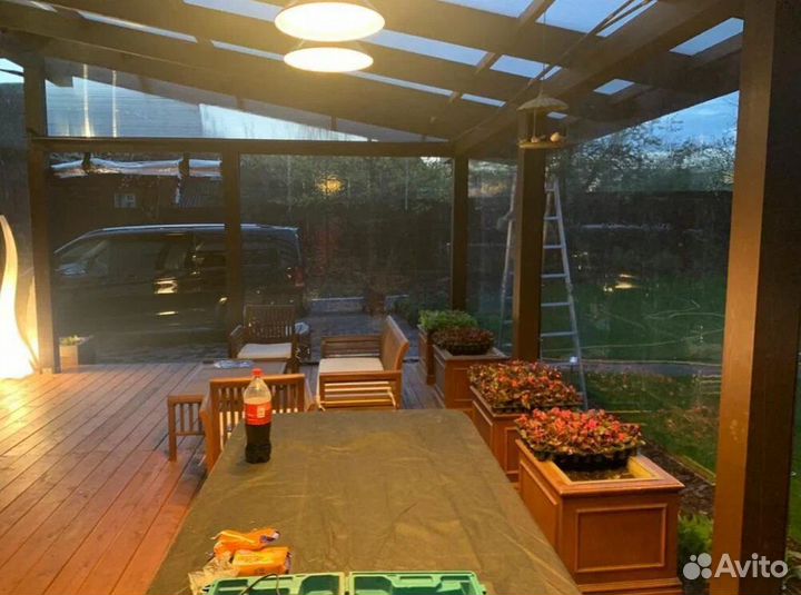 Мягкие окна для террасы