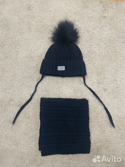 Шапка для мальчика зимняя 48-50