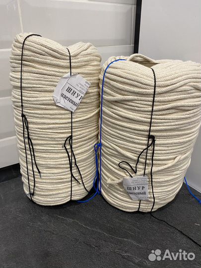 Плетеный шнур хлопковый без сердечника
