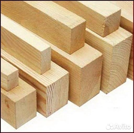 Брусок строганный из натуральный сосны