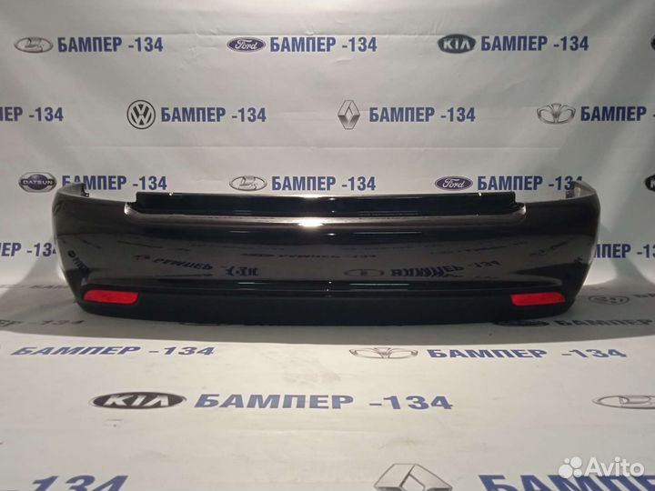 Бампер задний Лада приора 2 седан Черная пантера