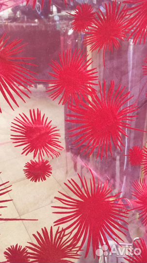 Шторы тюль из органзы и бархата Икея