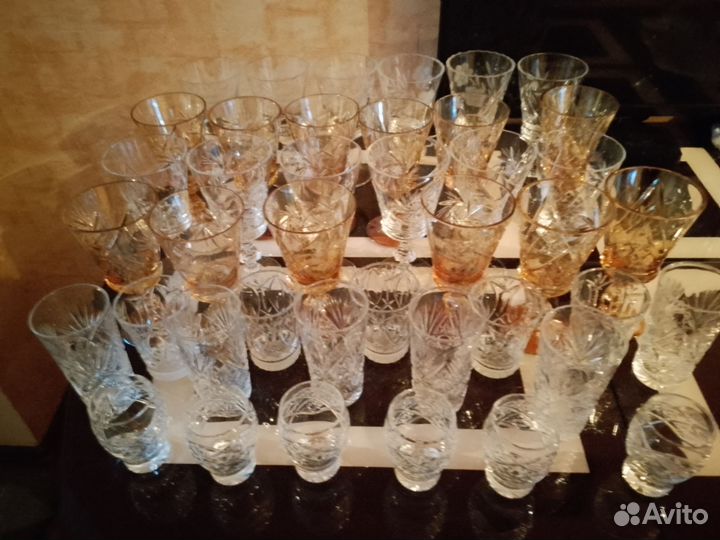 Бакалавра, рюмки