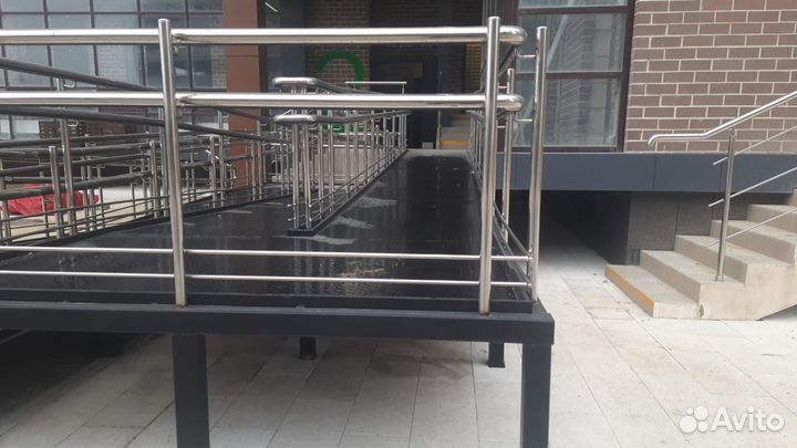 Перила пандусы из нержавеющей стали под ключ