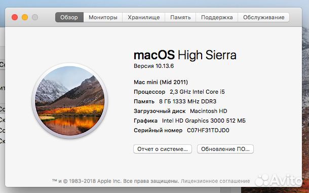 Apple mac mini a1347 mid 2011