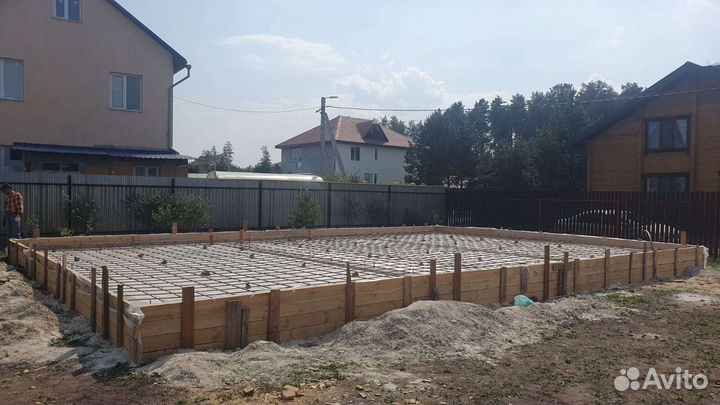 Фундамент под ключ, устройство фундамента,бетон