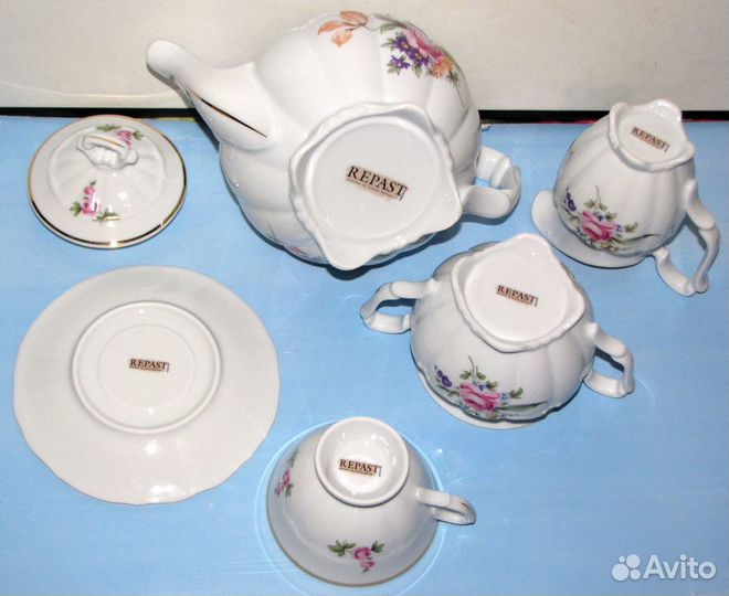 Чайный набор*Мейсенский букет* Repast 6/15