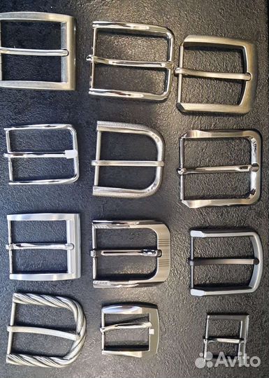 Мужской кожаный ремень ручной работы