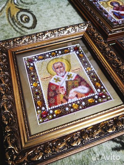 Иконы.(бисер.бусины.стразы)