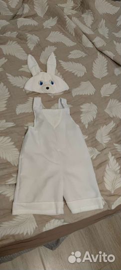 Новогодний костюм зайчика 98