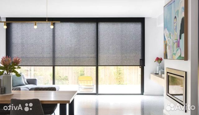 Рольшторы для коттеджа зебра