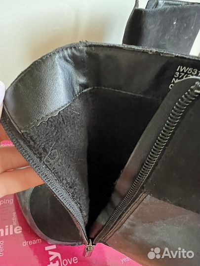 Ботильоны черно/синие 37 размер