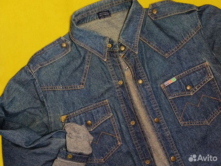 Джинсовка джинсовая куртка винтаж L Montana СССР