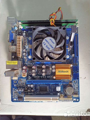 Комплект Athlon x2 240/Asrock N68-VS3/4Gb-DDR3