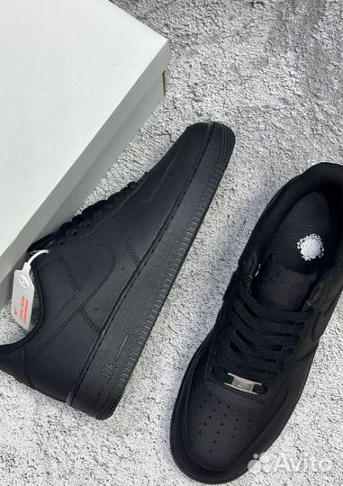 Кроссовки Nike Air Force 1 Supreme Black