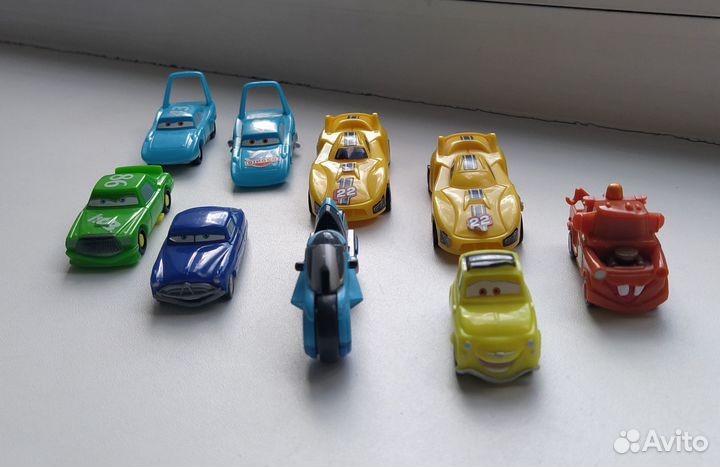 Коллекционные машинки из мультфильма Тачки