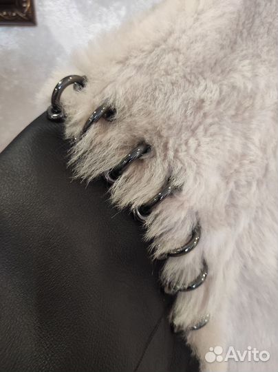 Шуба натуральная из альпаки