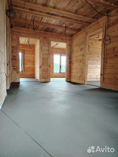 Полусухая стяжка пола под ключ