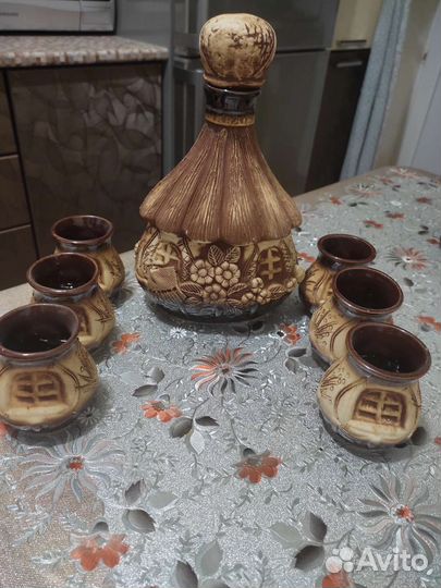 Графин со стаканами новый