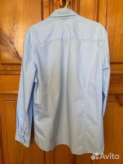 Рубашка школьная голубая Dan maralex на 158 см