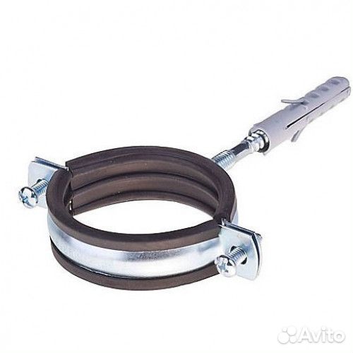 Хомут со шпилькой дюбелем и резинкой (ф315)