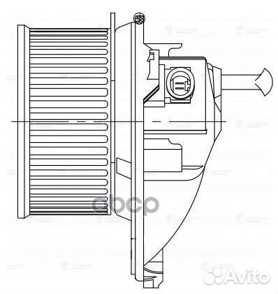 Э/вентилятор отоп. для а/м Mercedes-Benz Sprint