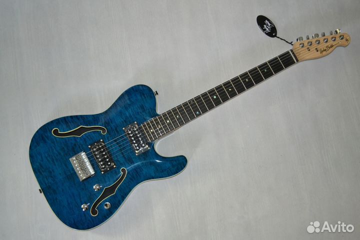 Электрогитара Harley Benton TE-90QM + Комплект