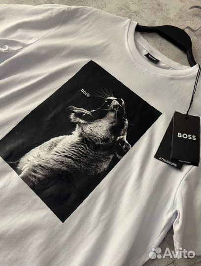 Футболка Hugo Boss пантера мужская