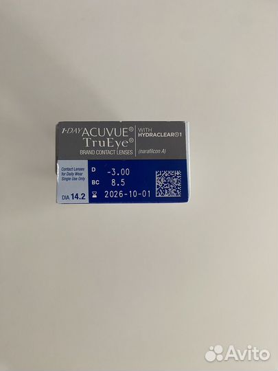 Линзы acuvue trueye