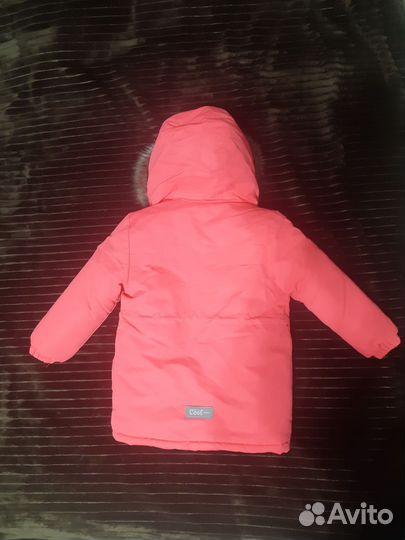 Куртка зимняя для девочки 98