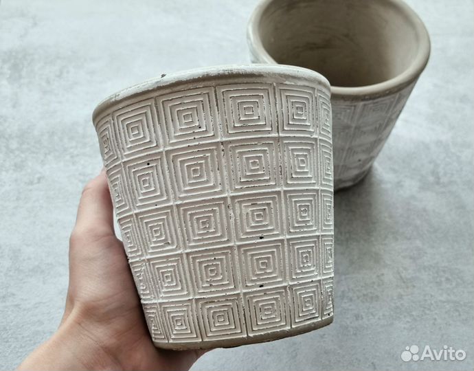 Горшок для цветов 2шт б/у