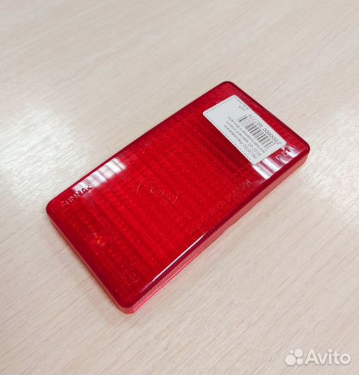 Рассеиватель фонаря прицепа ес07.02 красный (стек