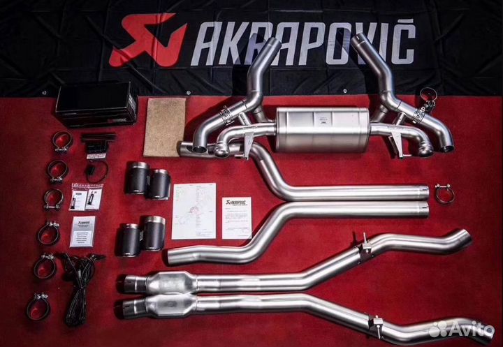 Выхлопная система akrapovic BMW M5 F90 под заказ