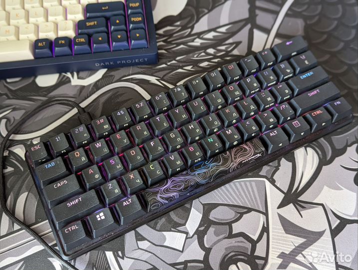 Клавиатура HyperX alloy origins 60 механика