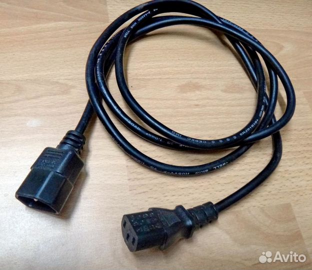 Кабель соединительный ибпiec 320 C14 - IEC 320 C13