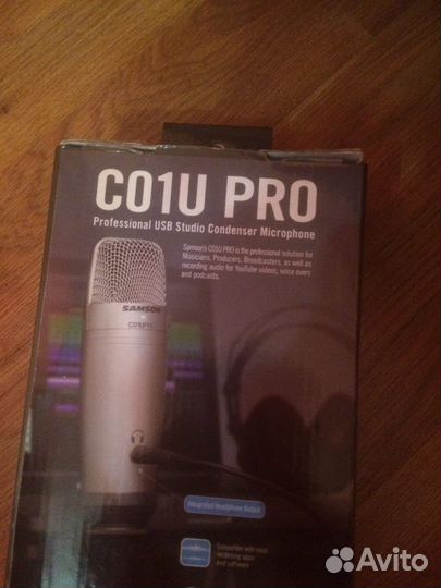 Проф. студийный конденс. микрофон Samson C01U Pro