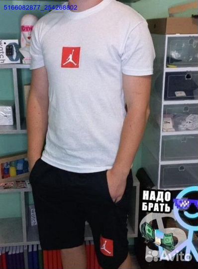 Спортивный костюм футболка + шорты (Арт.86470)