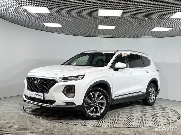 Hyundai Santa Fe 2.2 AT, 2018, 96 665 км