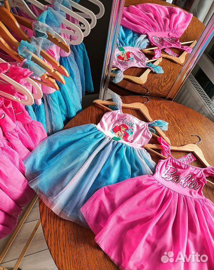 Платье для девочки Дисней принцесса Ариэль, Барби