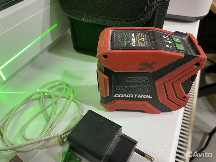 Лазерный уровень condtrol бу