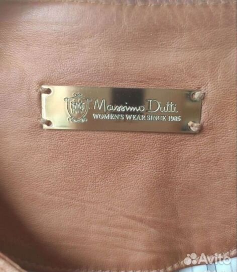 Кожаная куртка Massimo dutti