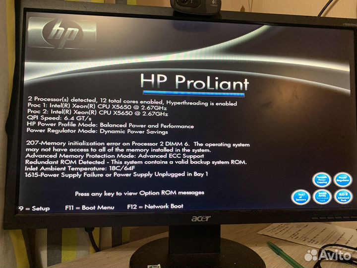 Сервера Hp proliant dl360 g7