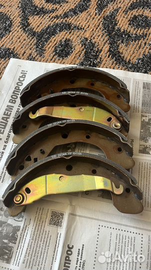 Задние тормозные колодки chevrolet 96394977