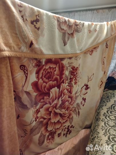 Меховое покрывало 200 220 двойное