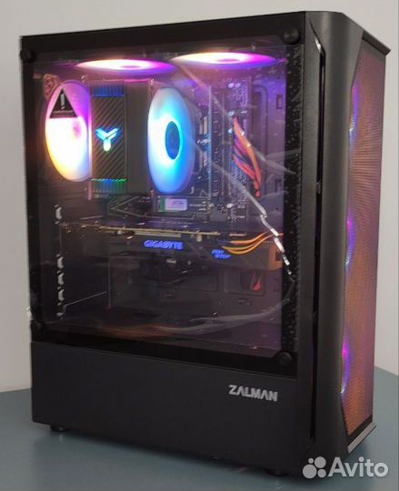 Игровой компьютер Ryzen 5 5500-16Gb-GTX 1060