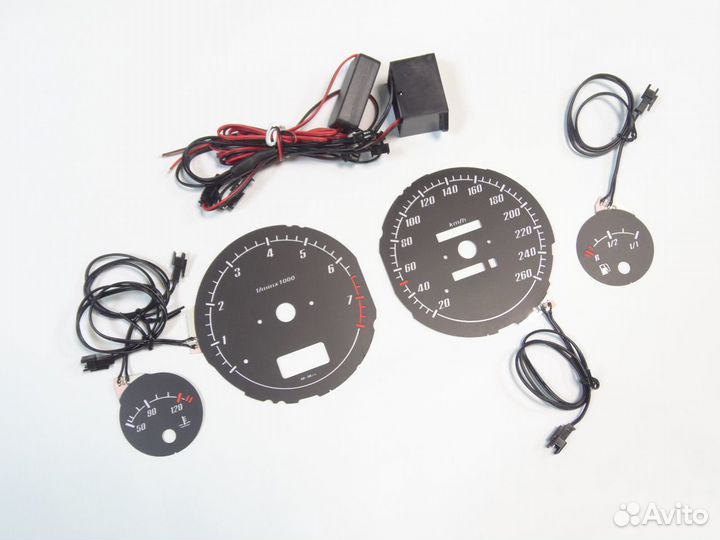 Шкалы приборов Audi 80 B3, B4 (86-96) V1